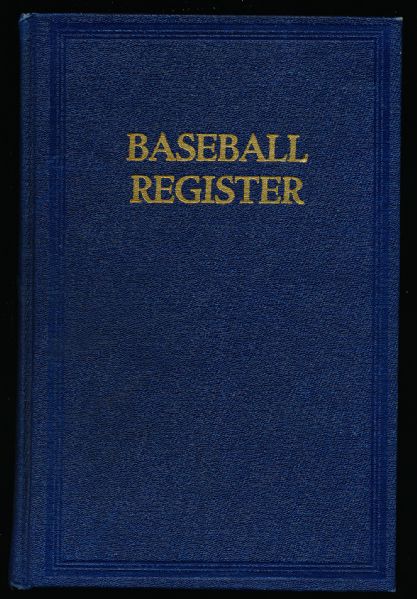 1950 Sporting News Baseball Register- Hardcover Bound Version- Joe DiMaggio on inside cover