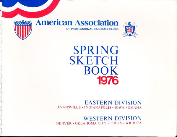 1976, 1977, 1979, 1982 American Association Spring Sketch Books