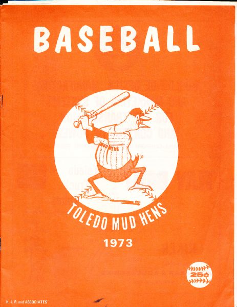 1973 Toledo Mud Hens Programs(2)