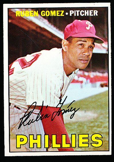 1967 Topps Bb- #427 Ruben Gomez, Phillies