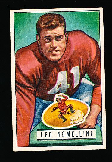 1951 Bowman Football- #140 Leo Nomellini, 49ers