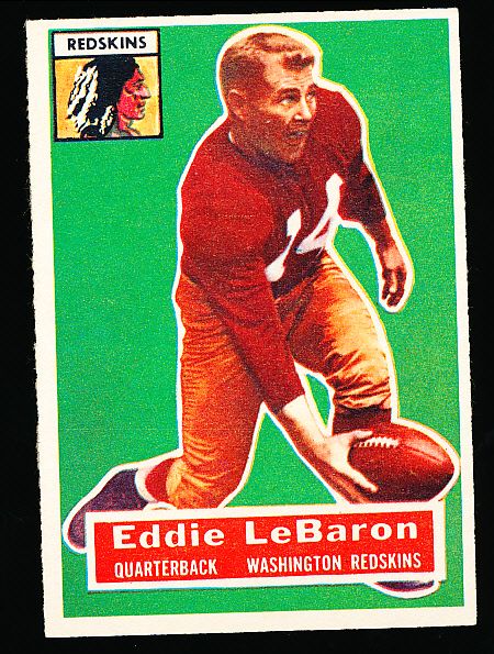 1956 Topps Football- #49 Ed LeBaron, Redskins- SP! 