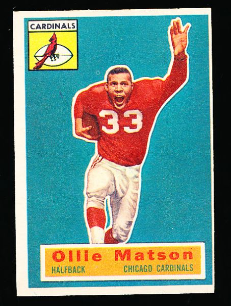 1956 Topps Football- #58 Ollie Matson, Cardinals- SP 