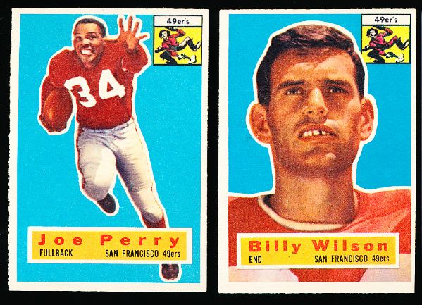 1956 Topps Football- 7 Diff. 49ers