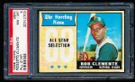 1968 Topps Baseball- #374 Roberto Clemente All Star- PSA Nm-Mt 8 