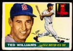 1955 Topps Baseball- #2 Ted Williams, Red Sox