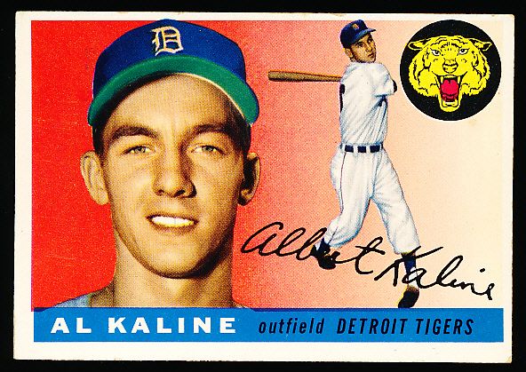 1955 Topps Baseball- #4 Al Kaline, Tigers