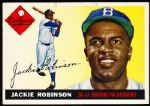 1955 Topps Baseball- #50 Jackie Robinson, Dodgers