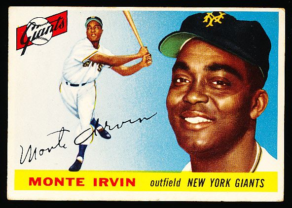 1955 Topps Baseball- #100 Monte Irvin, Giants