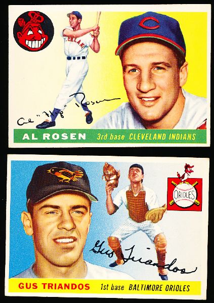 1955 Topps Baseball- 5 Diff.