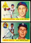 1955 Topps Baseball- 8 Diff.