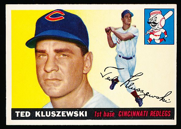 1955 Topps Baseball- #120 Ted Kluszewski, Reds