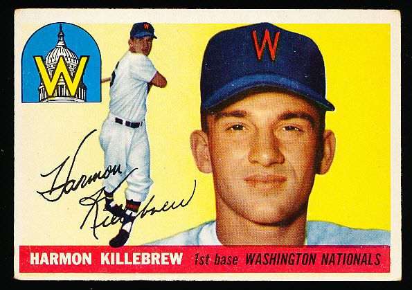 1955 Topps Baseball- #124 Harmon Killebrew Rookie!