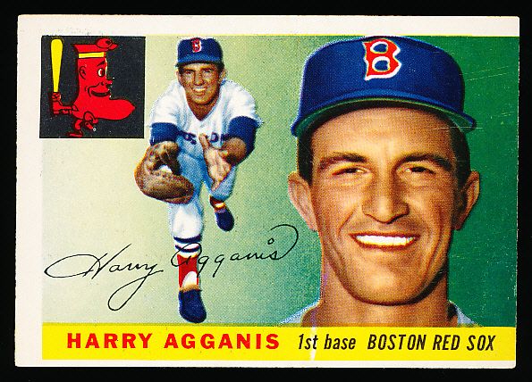 1955 Topps Baseball- #152 Harry Agganis, Red Sox- RC