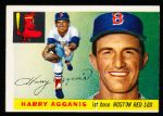 1955 Topps Baseball- #152 Harry Agganis, Red Sox- RC