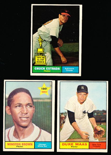 1961 Topps Bb- 25 Diff.