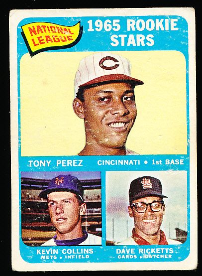 1965 Topps Bb- #581 Tony Perez Rc