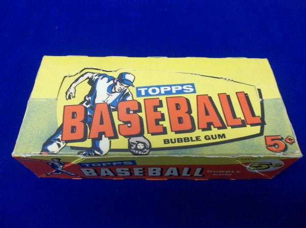 1957 Topps Baseball 5 Cent Display Box (Empty)