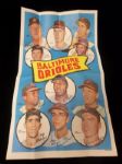 1969 Topps Baseball Team Posters- #5 Baltimore Orioles