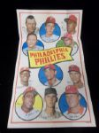 1969 Topps Baseball Team Posters- #8 Philadelpia Phillies
