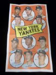 1969 Topps Baseball Team Posters- #19 New York Yankees