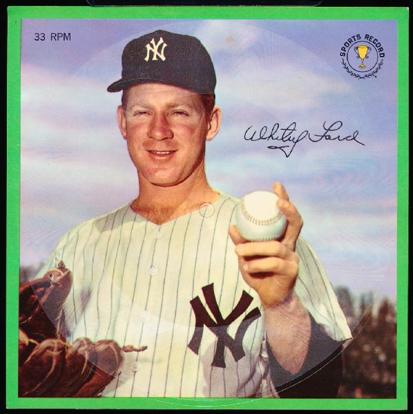1964 Auravision Baseball Record- Whitey Ford, Yankees