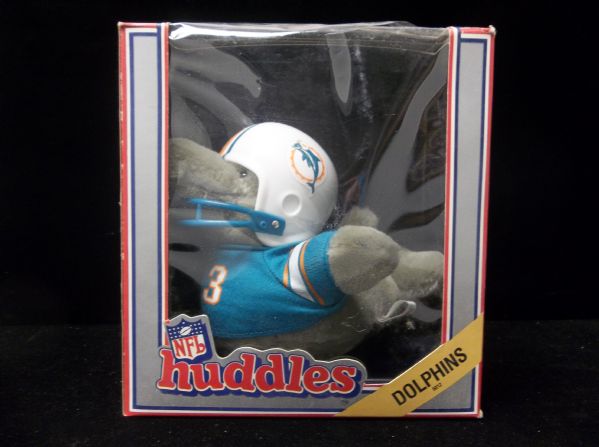 1983 Tudor Games, Inc. NFL Huddles Mascot Plush Toy- Miami Dolphins