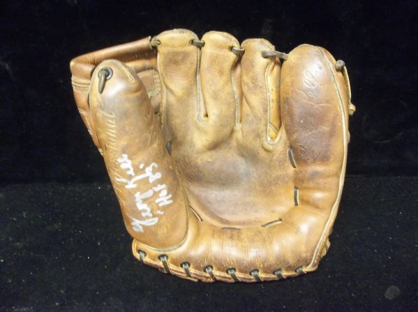 1950’s George Kell Bsbl. Wilson Fielder’s Glove- Autographed