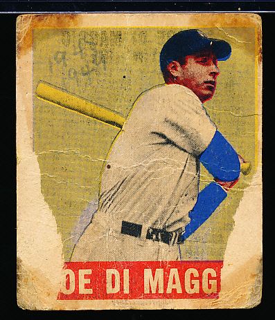 1948-49 Leaf Baseball- #1 Joe DiMaggio, Yankees