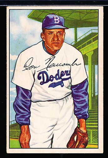 1952 Bowman Bb- #128 Newcombe, Dodgers