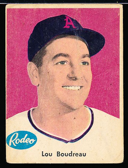 1955 Rodeo Meats- Lou Boudreau, A’s