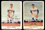 1960 Bell Brand Dodgers- 3 Cards