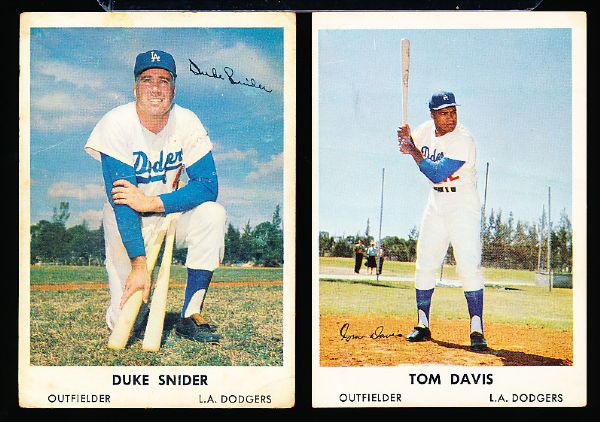 1961 Bell Brand Dodgers- 11 Diff.