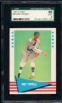 1961 Fleer Baseball Greats- #26 Wes Ferrell- SGC 96 Mint 9 