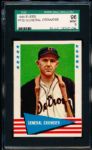 1961 Fleer Baseball Greats- #102 General Crowder- SGC 96 Mint 9 