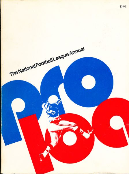 1971 Prolog NFL Annual Magazine