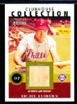 2001 Topps Heritage Baseball- Clubhouse Collection- #THCC-RA Richie Ashburn- Authentic Game Used Bat card