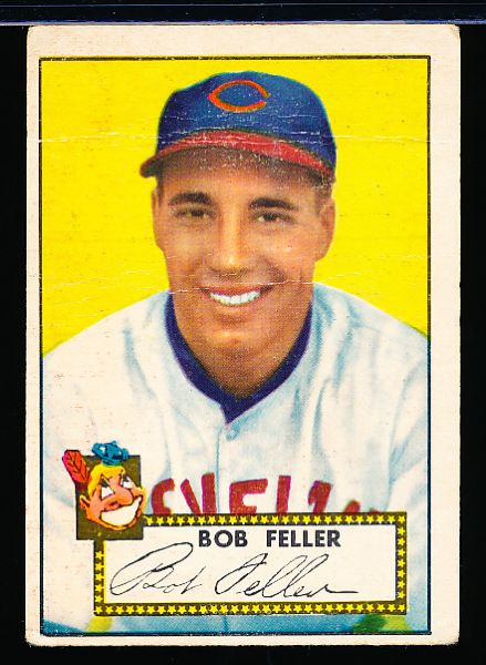 1952 Topps Bb- 88 Bob Feller, Indians