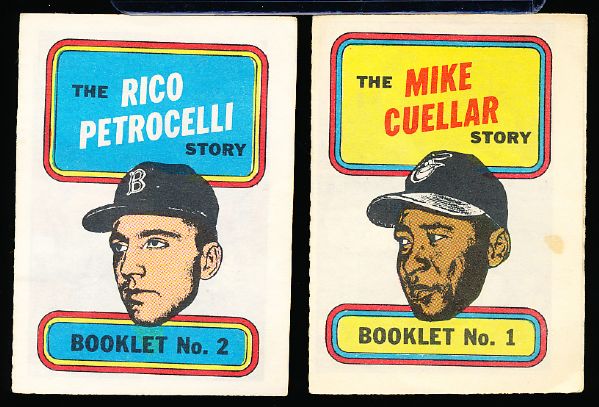 1970 Topps Baseball Story Booklet Set of 24