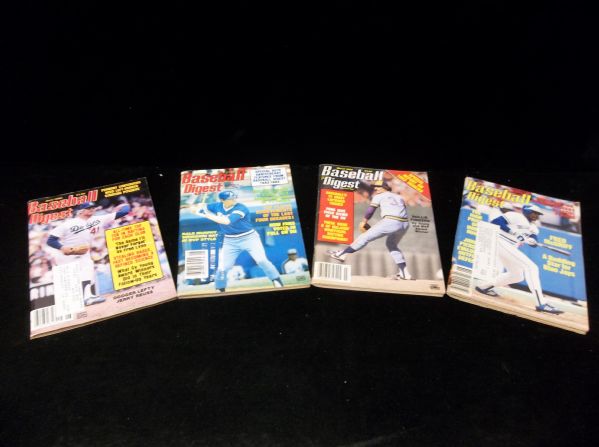 1981-1989 Baseball Digests- 22 Diff.