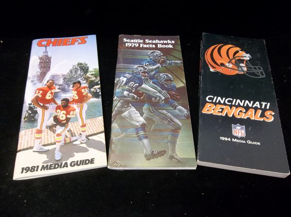 1979-1994 - 7 Diff. NFL Media/Fan Guides