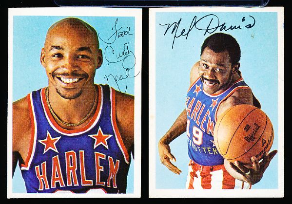 1971-72 Fleer Harlem Globe Trotters- Cocoa Puffs- 9 Diff.