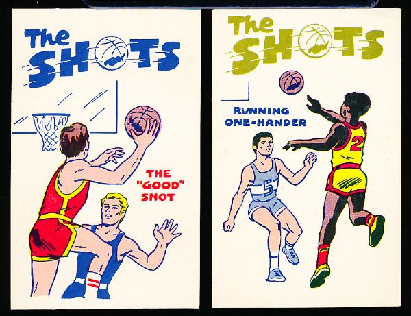 1974 Fleer Basketball “The Shots”- 5 Diff.