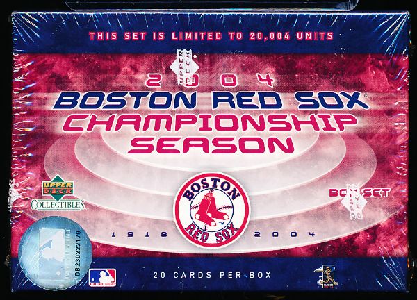 2004 Upper Deck Boston Red Sox Championship Season Bsbl.