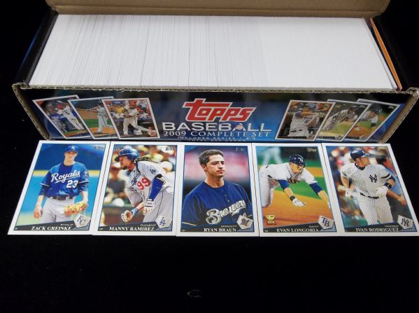 2009 Topps Bsbl.- 1 Opened Factory Set of 665 Cards