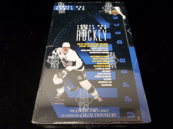 1993-94 Upper Deck French Hockey- 1 Unopened Series 1 Wax Box