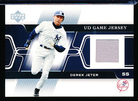 2005 Upper Deck Bb- “UD Game Jersey”- #GJ-DJ Derek Jeter, Yankees