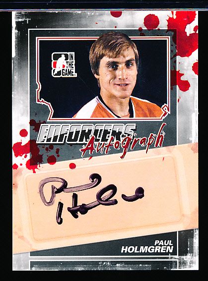 2011 In the Game Enforcers Hockey- “Enforcers Autographs”- #A-PH Paul Holmgren