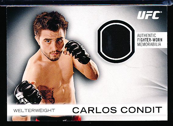 2012 Topps UFC Knockout- “Fighter Gear Relics”- #FG-CCO Carlos Condit- #88/88 Made! 