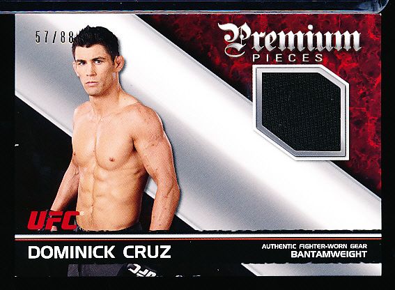 2012 Topps UFC Knockout- “Premium Pieces”- #PP-DC Dominick Cruz- #57/88